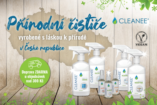 CLEANEE ECO - produkty vyrobené s láskou k přírodě v České republice