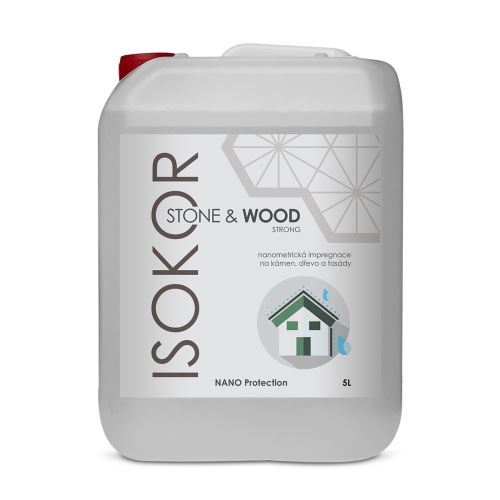 ISOKOR Stone&Wood Strong 5000 ml nano impregnace na fasády a dřevo
