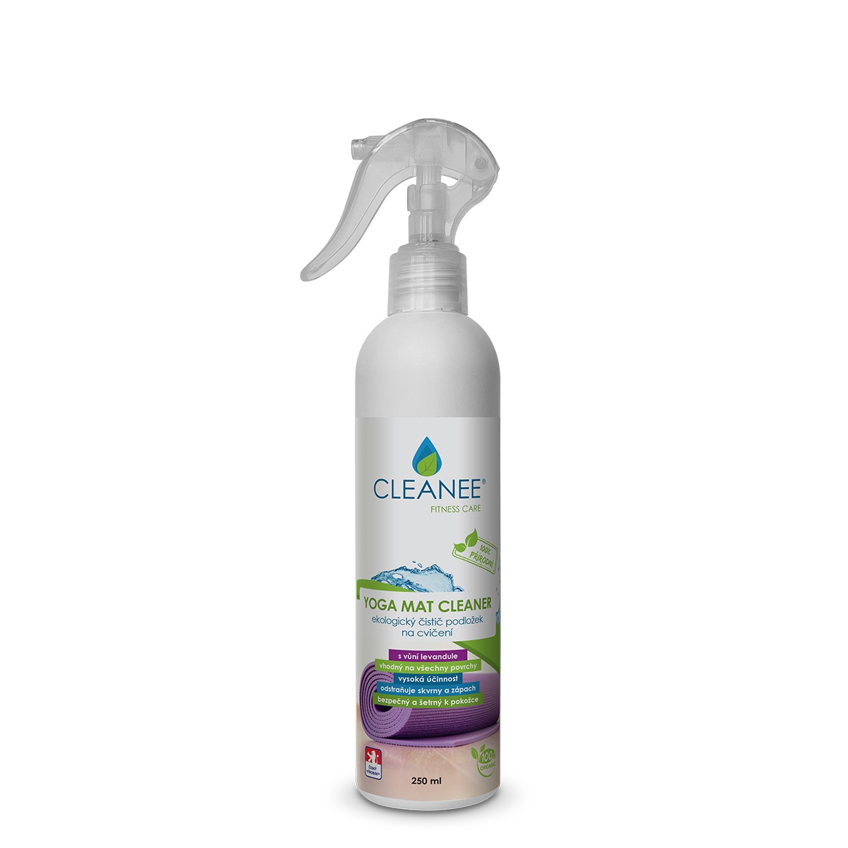 Yoga Mat Cleaner s vůní levandule 250 ml