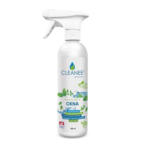 CLEANEE EKO Home hygienický čistič na OKNA 500ml