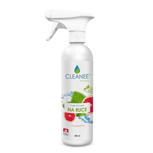 CLEANEE EKO hygienický sprej na ruce s vůní GREPU 500 ml