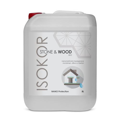 ISOKOR Stone&Wood EKO 5000 ml nano impregnace na fasády a dřevo
