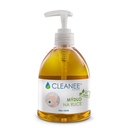 CLEANEE ECO Body 100% přírodní mýdlo NA RUCE bez vůně 500ml